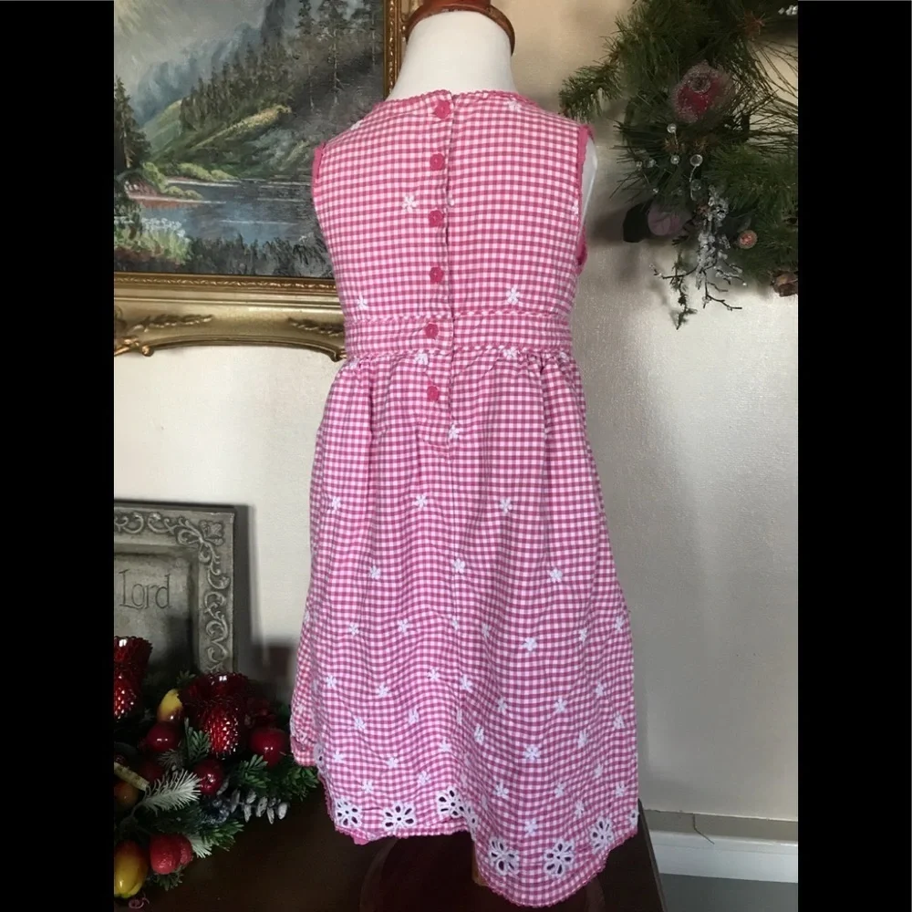 Baby Gap Pink Gingham 2-piece Sleeveless Dress